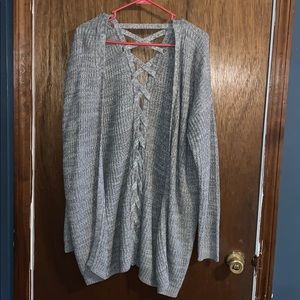 Gray Cardigan
